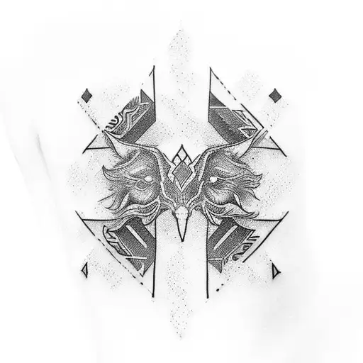 Black Tattoo For Almost Full Back That Cover Up A Realistic