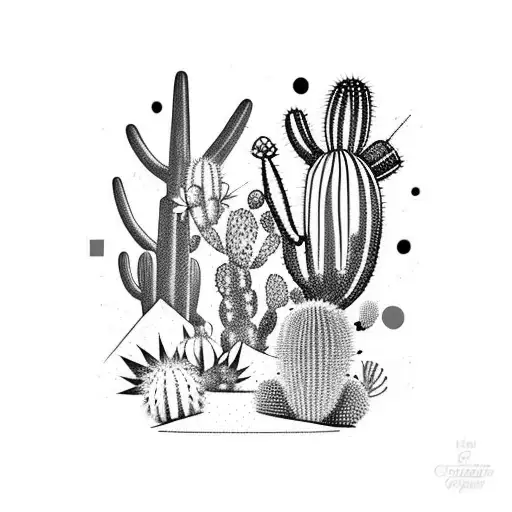 Sedona Arizona And Cacti