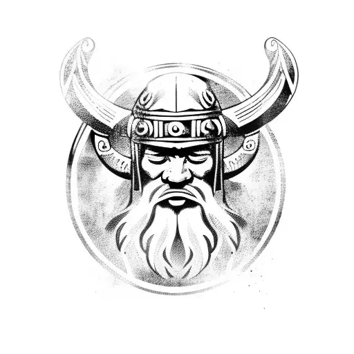 Viking With Gun