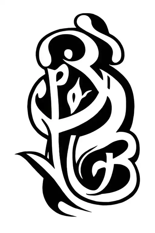 The Word Pain In Old School Style