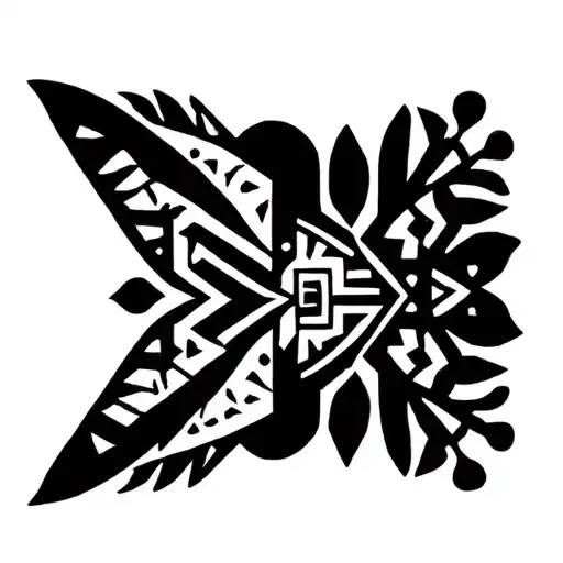 Talavera And Aztec Symbols Representing The Client's