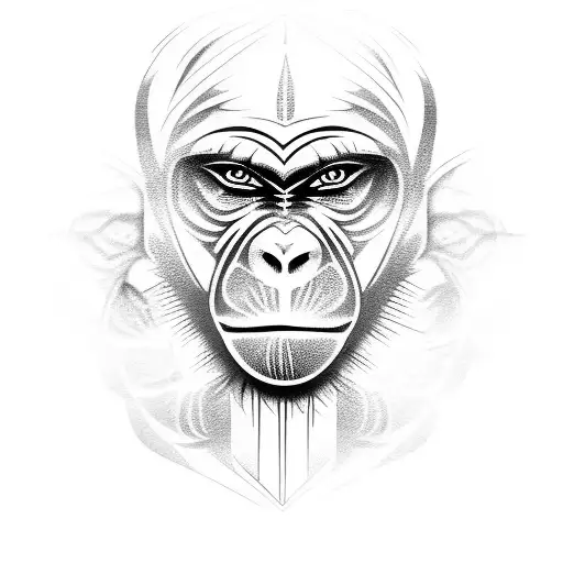 Monkey Face Chrome Shading