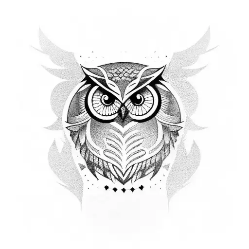 Owl Tattoo Covered Full Sleeve