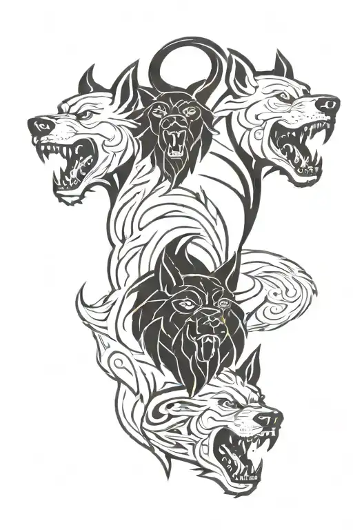 Cerberus Three Headed Dog Growl