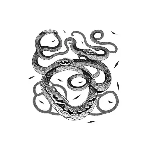 A Snake That Turns Into A Chain