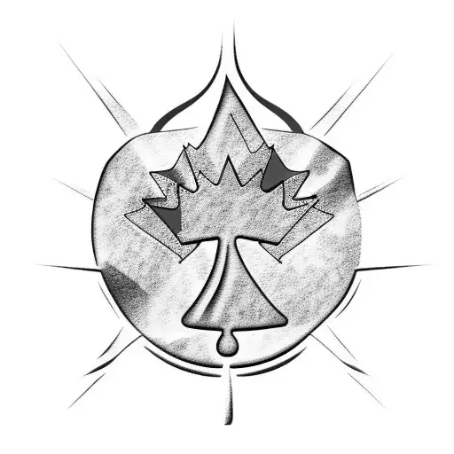 Canadian Flag Buddha