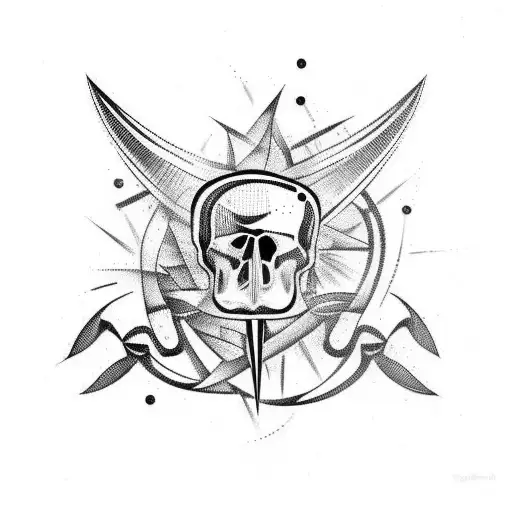 Scissors Barber Gothic