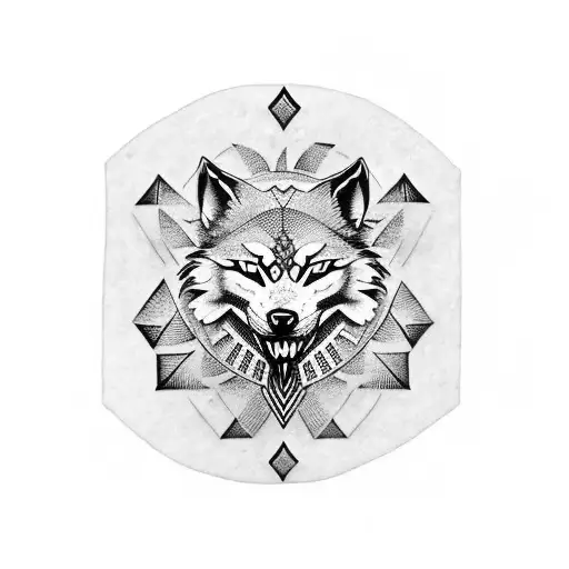 Odin Vegvisir Valknut Wolf Woods