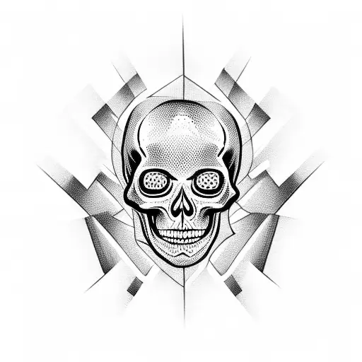 Skeleton With A Cage Around Its Chest