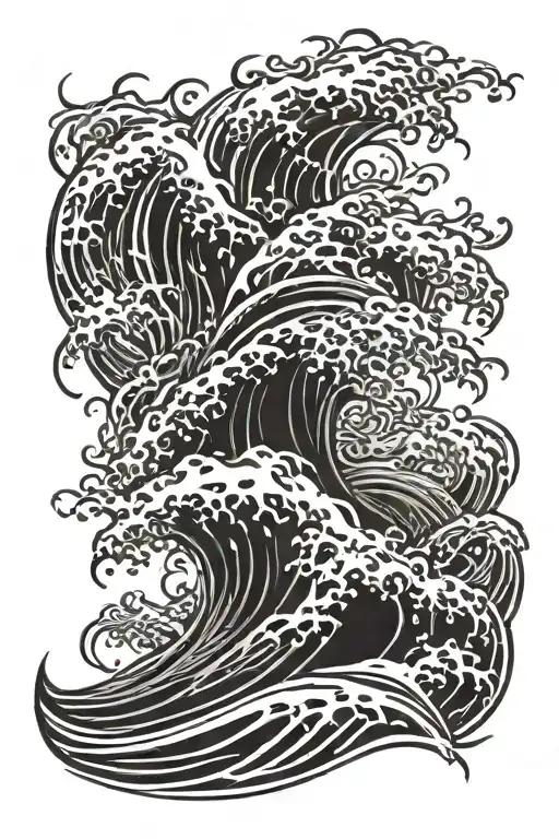 Ocean Wave Crashing Rage