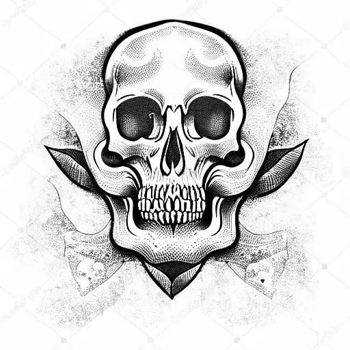 Skull And Roses