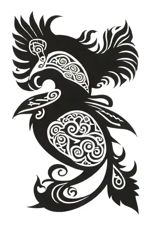 Maori Bird Flew Away
