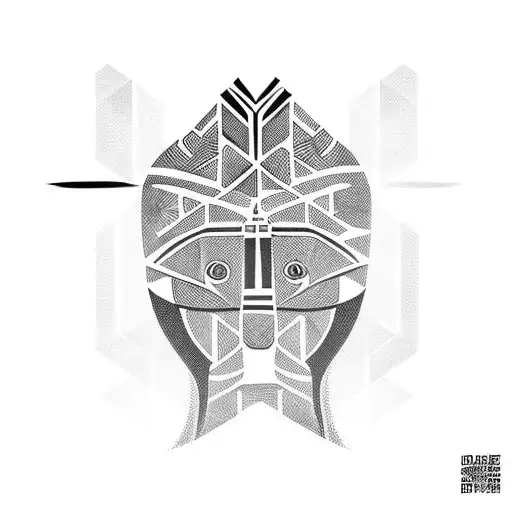 Simplistic African Tribe Pattern Design