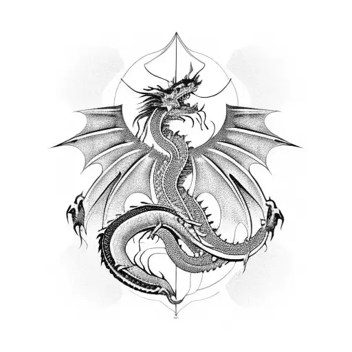 Ominous Dragon Tribal