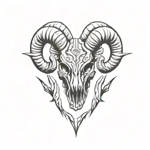 Far Cry 3 Jason Brody Tattoo Ram Skull