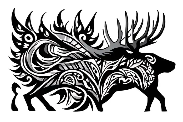 Elk Black Grey