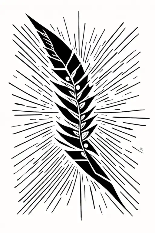 Ogham Tattoo Bicep