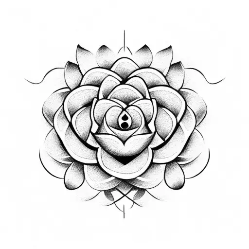 Witch Knot With Lotus Flower