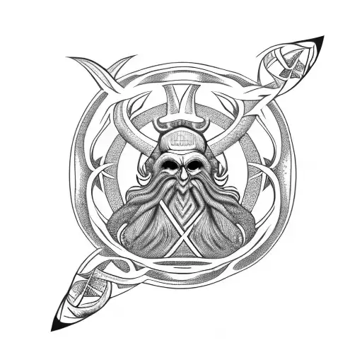 Yggdrasil With Vegvisir