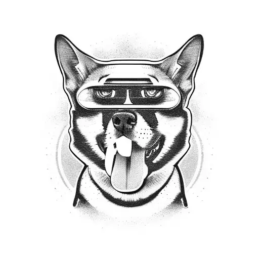 Shiba Inu Angry Dog Face