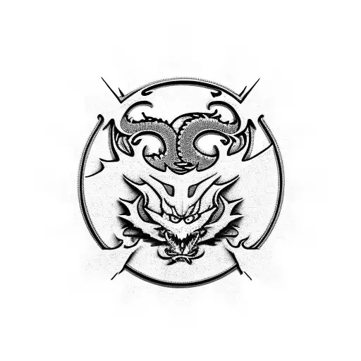 Dragon With All Naruto Clan Symbols