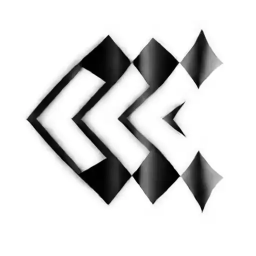 A Black And White Arrow