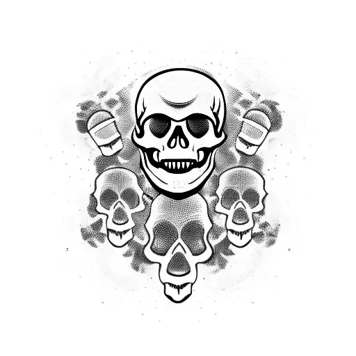 Skull With Cigar