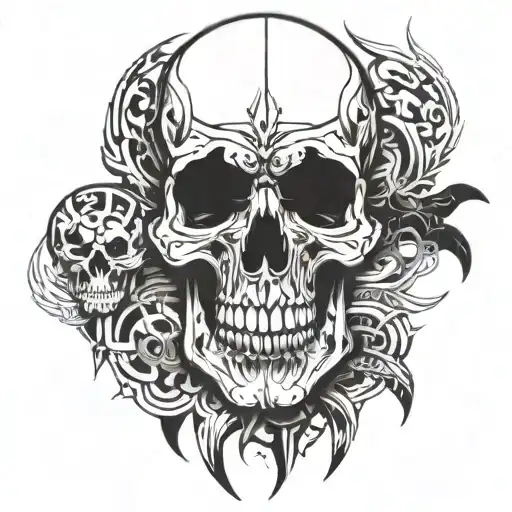 Skull Smoker Surrounded