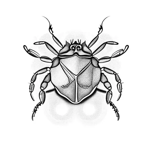 Baby Crab And Libra Scales