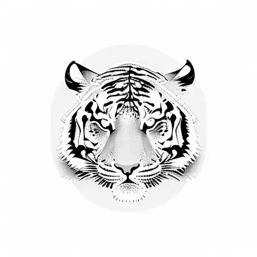 Quarter Rest Symbol And Tiger