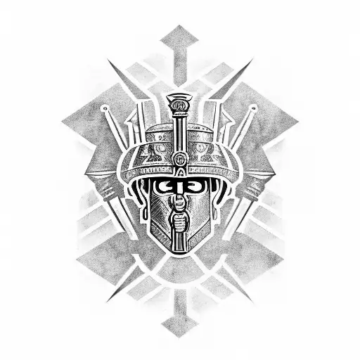 Centurion With The Quote Dulce Bellum Inexpertis