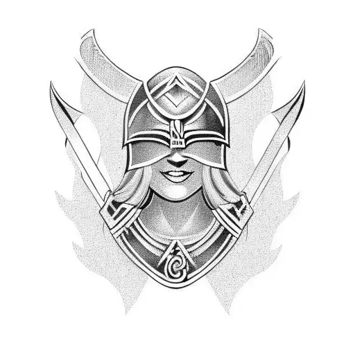 Viking Valkyrie Warrior