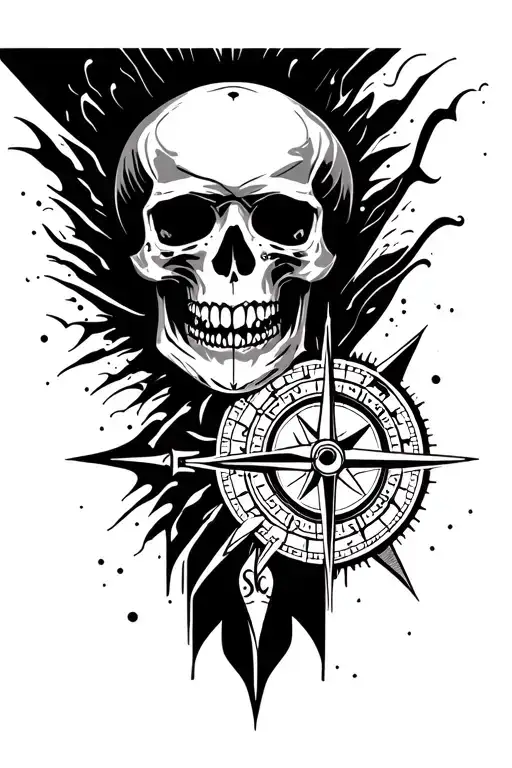 Skull Compass Lost Time And Space