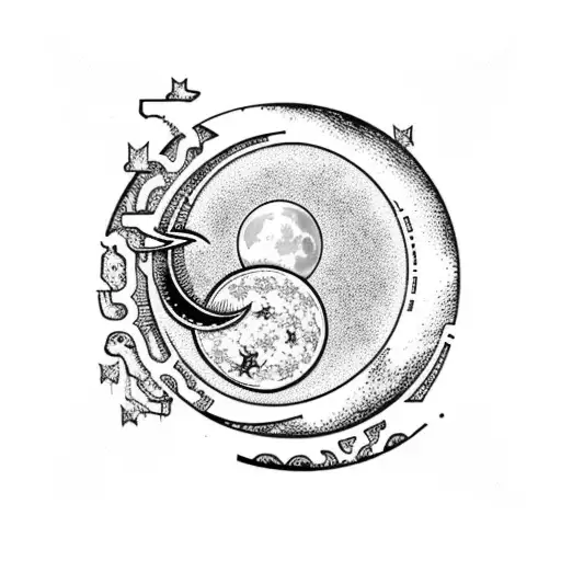 Steampunk Crescent Moon