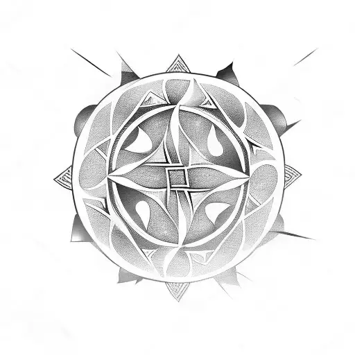 Norse Circle Surrounding Design