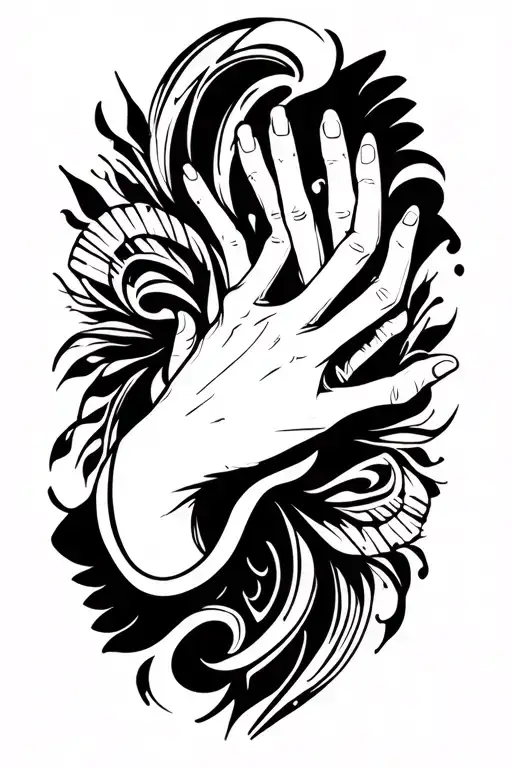 Kids Hands Surrounded