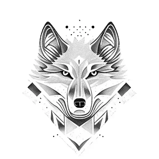 Howling Wolf In The Forest