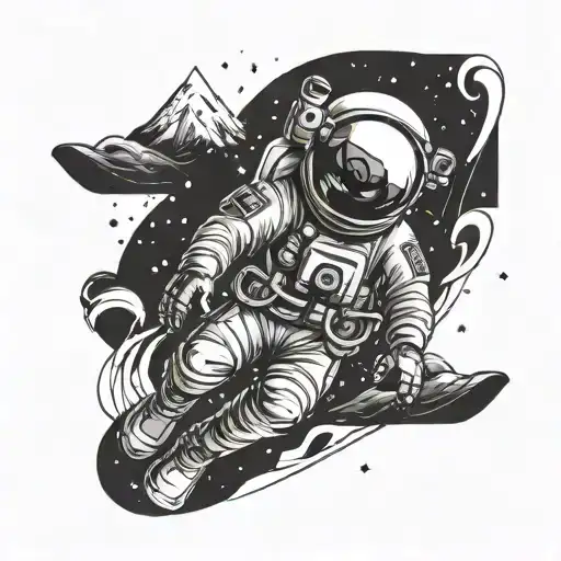 Mountains Space Astronaut Music