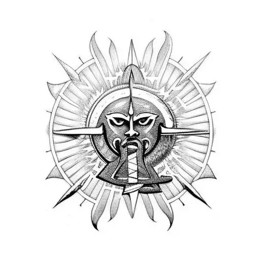 Sword Cutting Through The Sun Sigilism