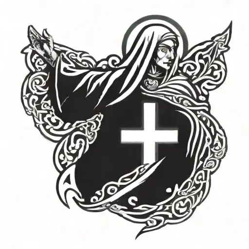 Italian Flag Ripping Nuns Spine