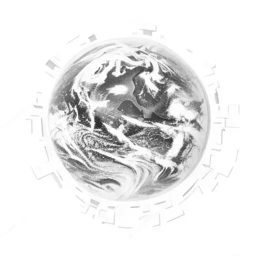 Astronaut Looking At Earth