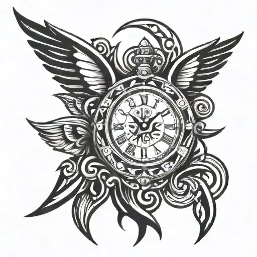 Classic Watch Angel Wings