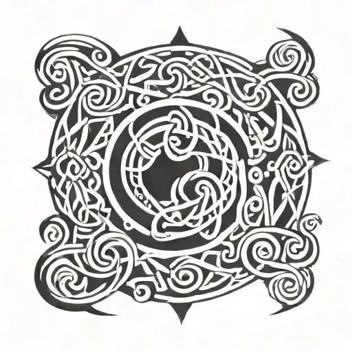 Celtic Scroll Surrounded