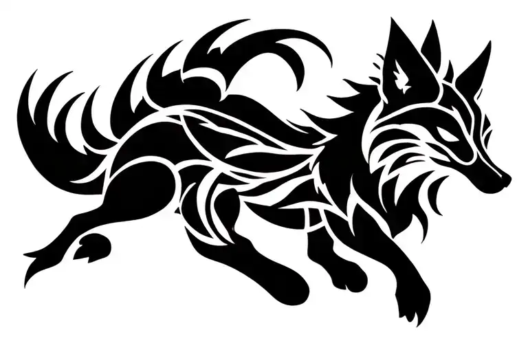 Nine Tailed Fox Runing