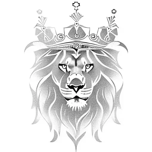 Czech Lion With Crown And Two Tails