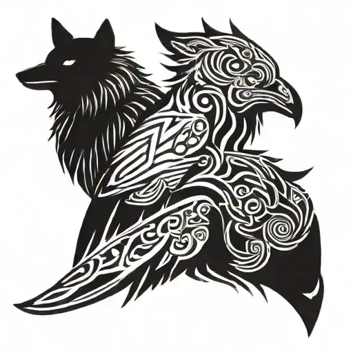 Crow And Wolf Relationship