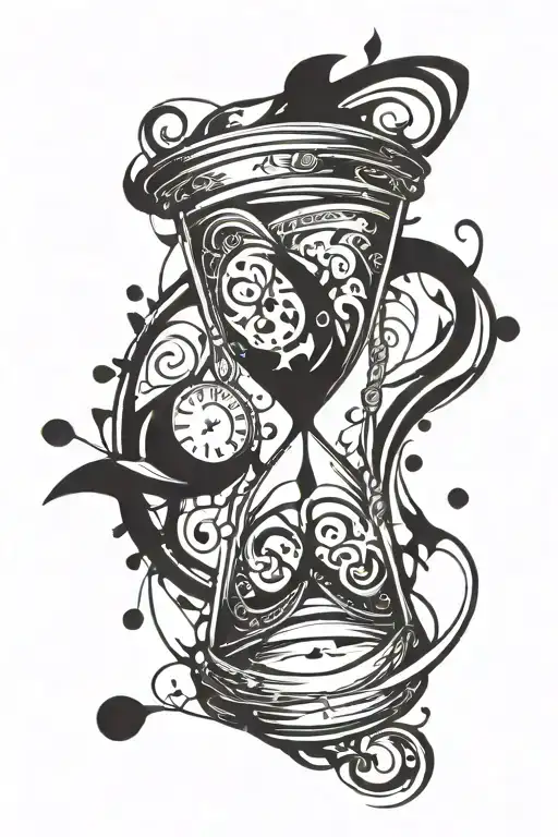 Hourglass Broken Time