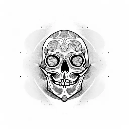 Abstract Skull Gothic