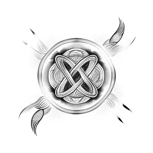 Twin Flames With Infinity Symbol