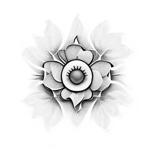 3D Nipple Replacemt Flower